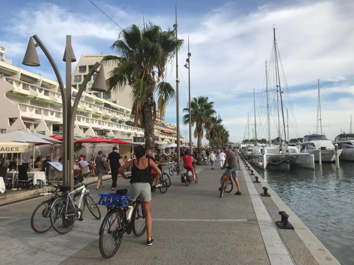 Studio 2-3 Pers Parking Clim Vue Port Et Mer 拉格朗德默特 外观 照片