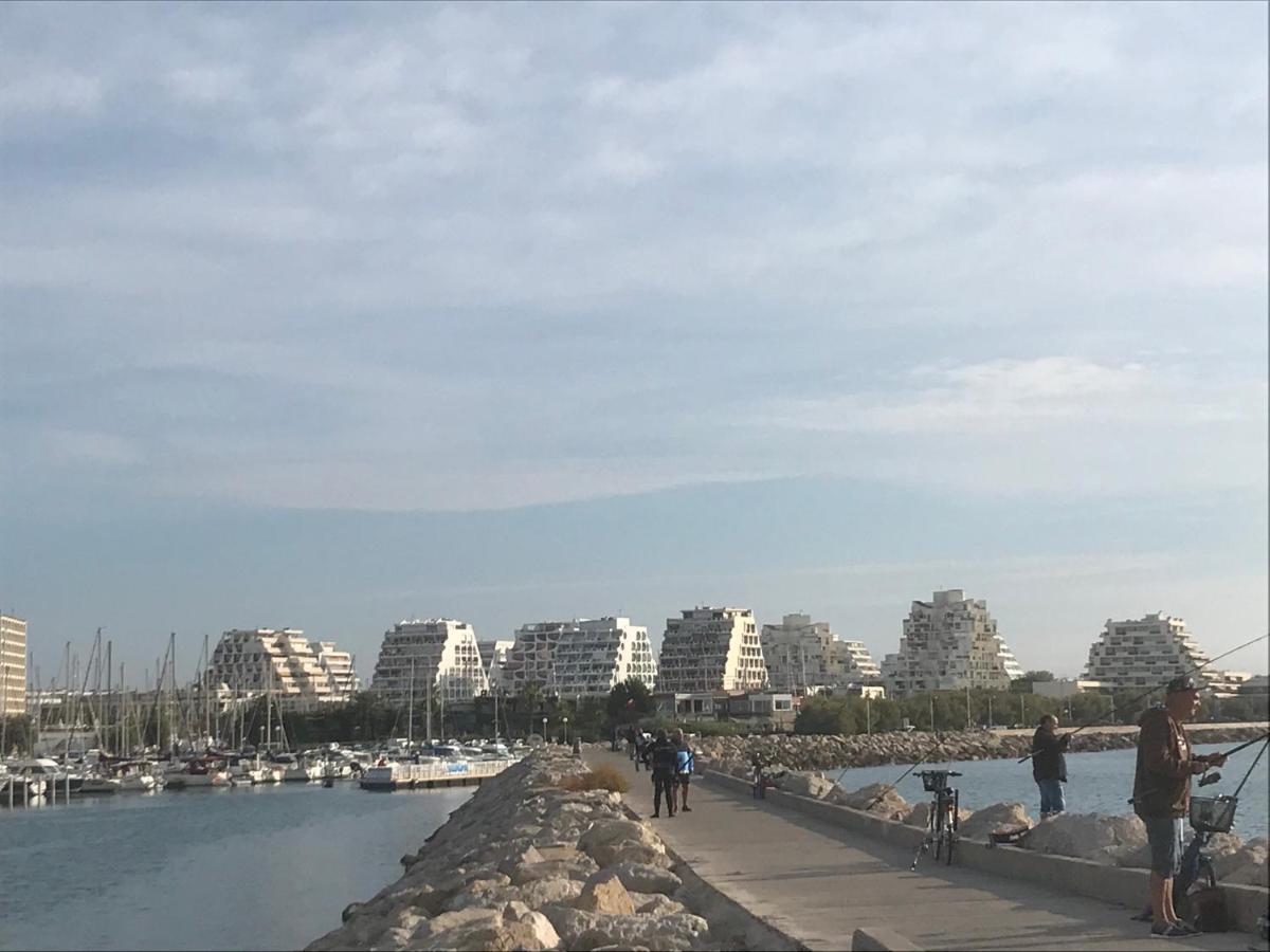 Studio 2-3 Pers Parking Clim Vue Port Et Mer 拉格朗德默特 外观 照片