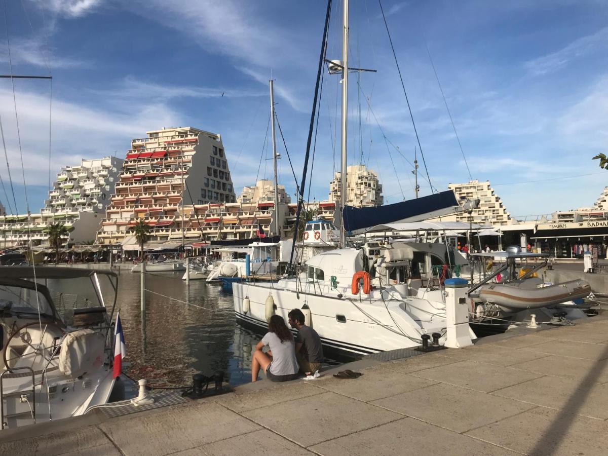 Studio 2-3 Pers Parking Clim Vue Port Et Mer 拉格朗德默特 外观 照片